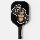 Selbstbewusster Monkey Pickleball-Schläger Pickleball Schläger (Rückseite)