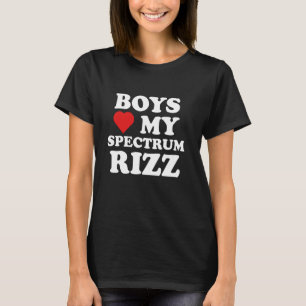 Selbstbewusstes autistisches Mädchen Jungen lieben T-Shirt
