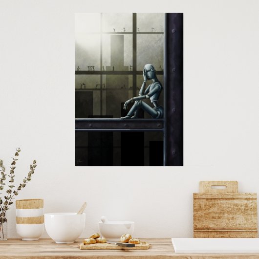 selbstbewusstes Poster (Küche)