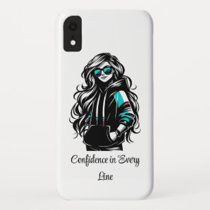 Selbstbewusstes Streetwear-Mädchen Case-Mate iPhone Hülle