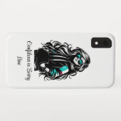 Selbstbewusstes Streetwear-Mädchen Case-Mate iPhone Hülle (Rückseite (Horizontal))