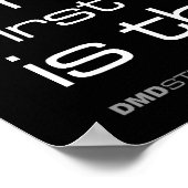 Selbstbewusstsein des Geistes - Inspirationssache Poster (Ecke)