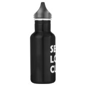 Selbstbewusstsein mit Liebe | Kümmern Heart Edelstahlflasche (Links)