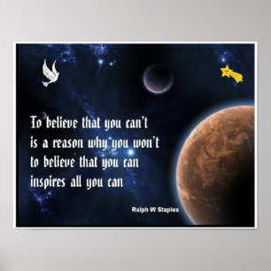 Selbstbewusstsein-Poster Poster