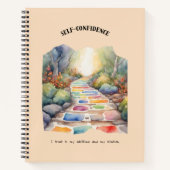 Selbstbewusstseinsbejahung Notizblock (Vorderseite)