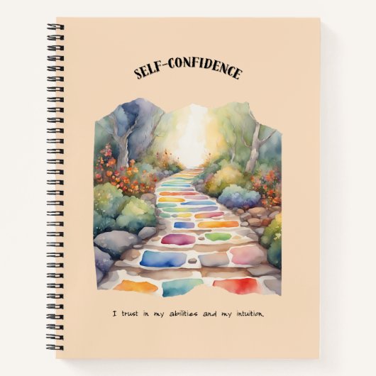 Selbstbewusstseinsbejahung Notizblock (Vorderseite)