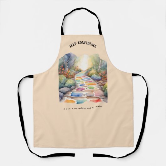 Selbstbewusstseinsbejahung Schürze (Vorderseite)