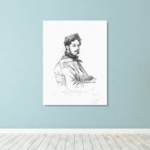 Selbstdarstellung 2 leinwanddruck (Insitu (Holzboden))