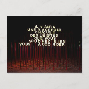 Selbstdarstellung Postkarte