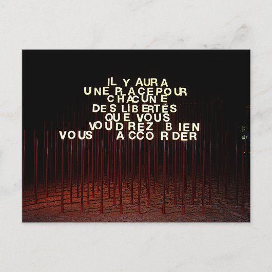 Selbstdarstellung Postkarte (Vorderseite)