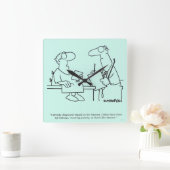 Selbstdiagnose Quadratische Wanduhr (Zuhause)