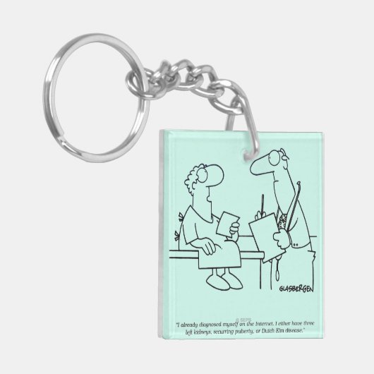 Selbstdiagnose Schlüsselanhänger (Vorderseite links)