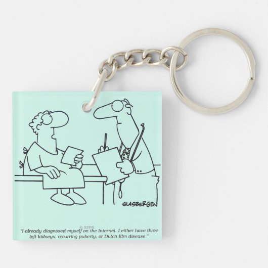 Selbstdiagnose Schlüsselanhänger (Rückseite)