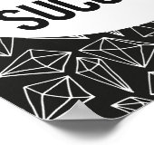 Selbstdisziplin führt zu einer erfolgreichen Entsc Poster (Ecke)