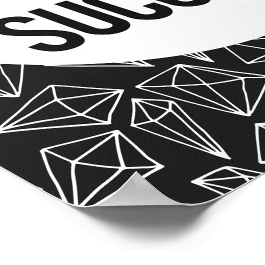 Selbstdisziplin führt zu einer erfolgreichen Entsc Poster (Ecke)