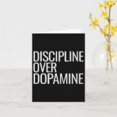 Selbstdisziplin über Dopamin Workout-Motivation G Karte (Gelbe Blume)