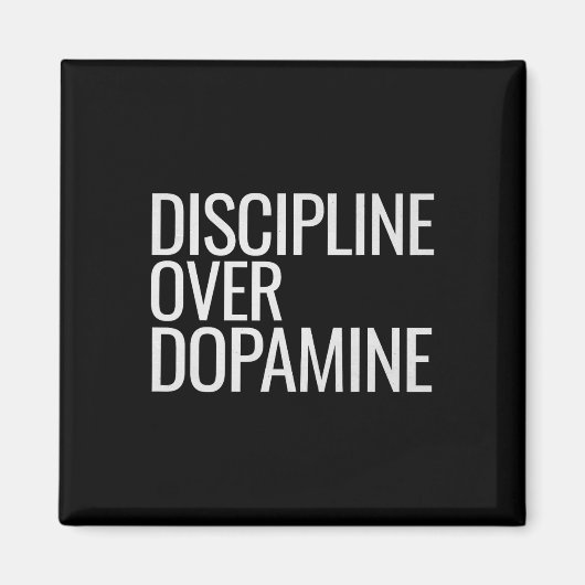 Selbstdisziplin über Dopamin Workout-Motivation G Magnet (Vorne)