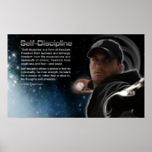 Selbstdisziplinarposter Poster