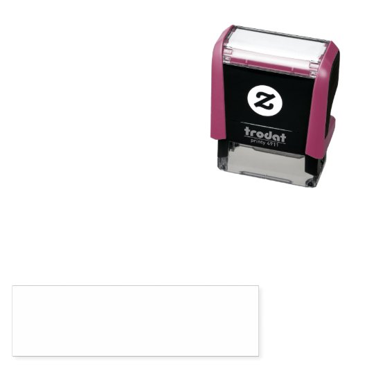 Selbsteinfärbender Stempel (Beispiel)