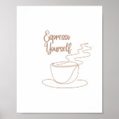 Selbstentwürfe für Espresso Poster (Vorne)