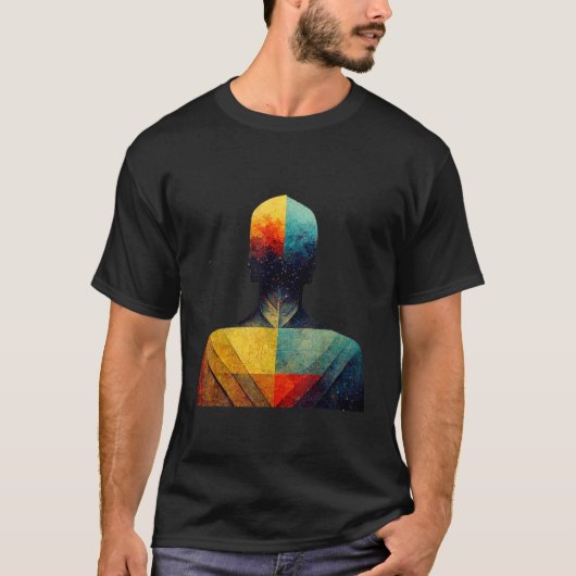 Selbsterfahrung des Menschen T-Shirt (Vorderseite)