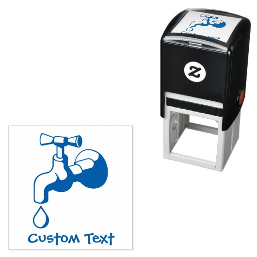 Selbstfärbende Briefmarke gestochen Permastempel (Beispiel)