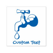 Selbstfärbende Briefmarke gestochen Permastempel (Design)