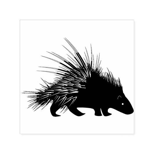 selbstfärbende Porcupine-Briefmarke Permastempel (Design)
