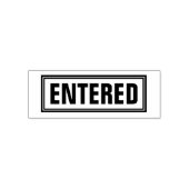 SELBSTFÄRBENDER STEMPEL MIT TEXT 'EINGEGANGEN' (Design)