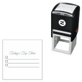Selbstfärbender Top-Drei-Stempel für Planer oder T Permastempel (Beispiel)