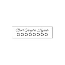 Selbstfärbender Wasser-Tracker-Stempel