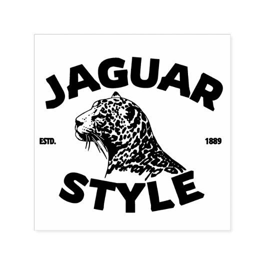 Selbstfärbestempel Jaguar Permastempel (Design)