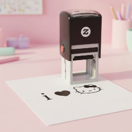Selbstfärbestempel Kitty Permastempel