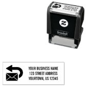 Selbstfarbige Briefmarke der benutzerdefinierten R Permastempel (Beispiel)