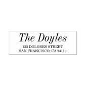 Selbstfarbige Briefmarke der klassischen Rücksende Permastempel (Design)