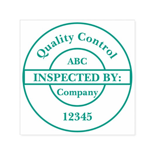 Selbstfarbige Briefmarke der Kontrolle in personal Permastempel (Design)