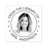 Selbstfarbige Briefmarke des Foto-Bibliothekslehre Permastempel (Design)