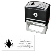 Selbstfarbige Briefmarke des Insekt Bug Pest-Firme Permastempel (Beispiel)