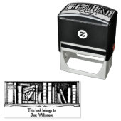 Selbstfarbige Briefmarke des virtuellen Buchzeiche Permastempel (Beispiel)