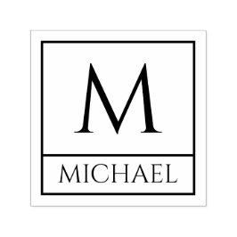 Selbstfarbige Briefmarke, die Ihren Namen und Ihre Permastempel