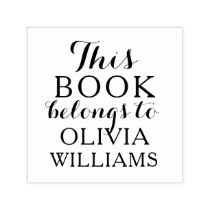 Selbstfarbige Briefmarke dieses Buches Permastempel