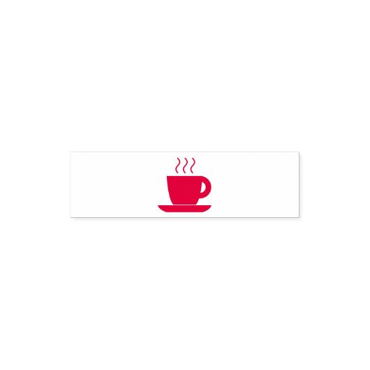 Selbstfarbige Coffee Cup Loyalty Card Briefmarke Permastempel (Design)