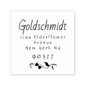 Selbstfarbige Personalisierte Briefmarke Permastempel (Design)