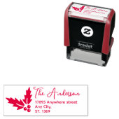 Selbstfarbige Rücksendeadresse Briefmarke Permastempel (Beispiel)