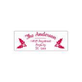 Selbstfarbige Rücksendeadresse Briefmarke Permastempel (Design)