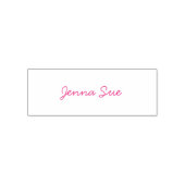 Selbstfarbige Unterschrift für die Briefmarke pers Permastempel (Design)