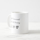 Selbstfindung Liebe Inspiration Zitate Tasse (Vorderseite Links)