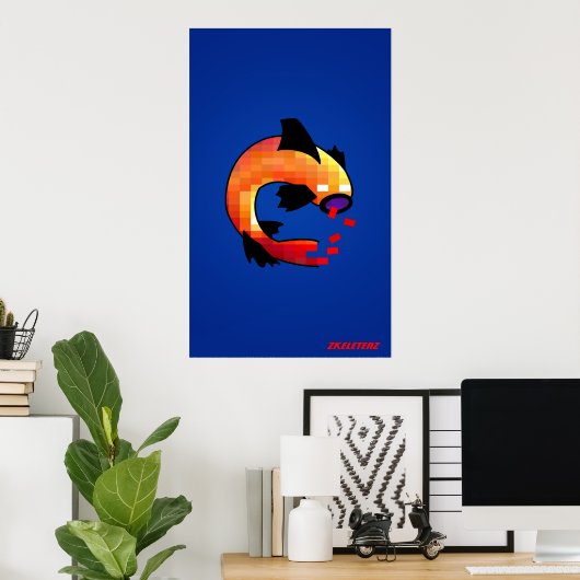 Selbstfisch Poster (Heimbüro)