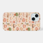 Selbstfürsorge-Ästhetik-Muster iPhone 15 Hülle (Rückseite (Horizontal))