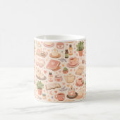 Selbstfürsorge-Ästhetik-Muster Kaffeetasse (Mittel)
